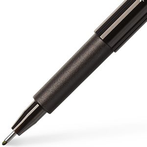 Produktbild für Fineliner Faber-Castell Broadpen Document, schwarz