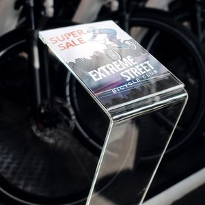 Produktbild für Infoständer Böttcher-AG Caption aus Acrylglas, transparent, A4