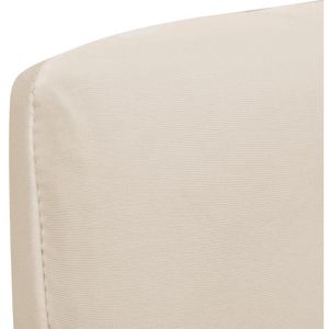 Produktbild für Stuhlhusse vidaXL 131421, elastisch, creme