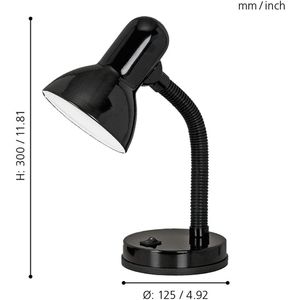 Produktbild für Schreibtischlampe Eglo Basic, mit E27-Fassung