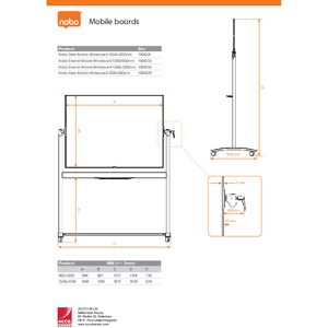 Produktbild für Stativdrehtafel Nobo 1901031