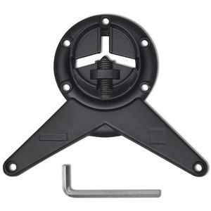 Produktbild für Tischbein vidaXL 242141, schwaz aus Metall