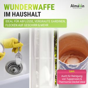 Produktbild für Fleckenentferner AlmaWin Sauerstoffbleiche, vegan