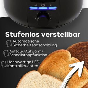 Produktbild für Toaster Clatronic TA 3802, mit 7 Röststufen &amp; Auftaufunktion