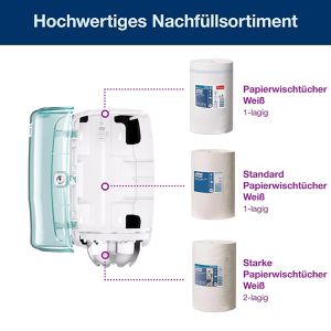 Produktbild für Putztuchrollenhalter Tork Elevation Mini, 658000, M1