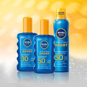 Produktbild für Sonnencreme Nivea Sun UV Dry Protect Sport