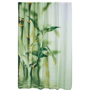Produktbild für Duschvorhang Relaxdays Bambus, 180 x 200 cm
