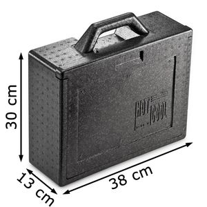 Produktbild für Thermobox thermohauser Hot&amp;Cool, schwarz, 7 Liter