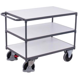 Produktbild für Tischwagen VARIOfit sw-500.662, ESD, Metall &amp; Holz