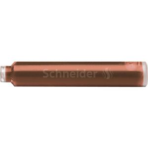 Produktbild für Füllerpatronen Schneider Pastell Cognac, braun