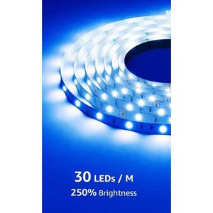 Produktbild für LED-Streifen Lepro dimmbar, weiß + RGB