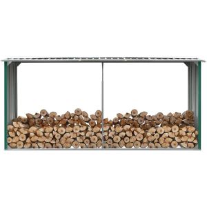 Produktbild für Holzunterstand vidaXL Holzlagerschuppen, grün