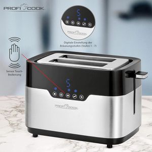 Produktbild für Toaster Proficook PC-TA 1170, 7 Röststufen &amp; Auftaufunktion