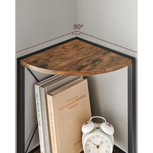 Produktbild für Bücherregal Vasagle LLS805B01, schwarz / vintage braun