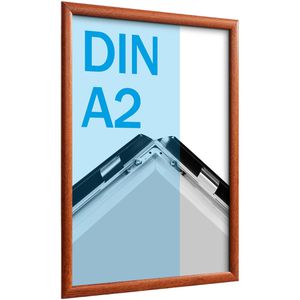 Produktbild für Klapprahmen Sprintis Holzoptik, 25 mm Profil, DIN A2