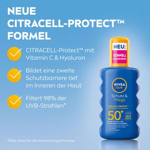 Produktbild für Sonnencreme Nivea Sun Schutz &amp; Pflege