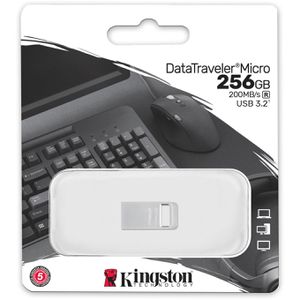 Produktbild für USB-Stick Kingston DataTraveler Micro, 256 GB