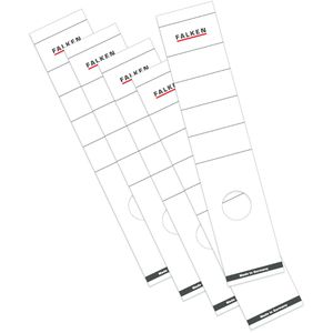 Produktbild für Rückenschilder Falken 80040652, weiß