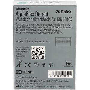 Produktbild für Pflaster Wero AquaFlex Detect Wundverband 24 Stück