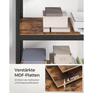 Produktbild für Schwerlastregal Songmics 5 Holzböden