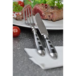 Produktbild für Steakmesser Gräwe Nürnberg schwarz, 6 Stück