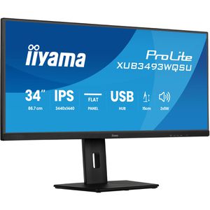 Produktbild für Monitor Iiyama ProLite XUB3493WQSU-B6, 34 Zoll