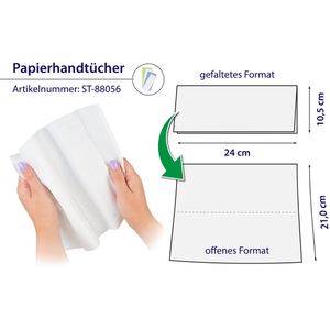Produktbild für Papierhandtücher Semy-Top 2-lagig