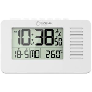 Produktbild für Wecker Miraval 4-MV6794-2 weiß, digital