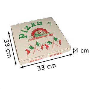 Produktbild für Pizzakarton Papstar 15200, 33 x 33 cm