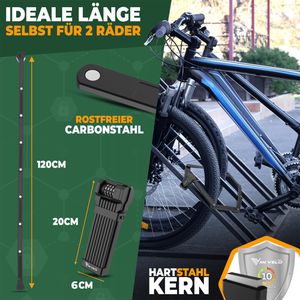 Produktbild für Fahrradschloss Mivelo MV-FS-SW-ZA-04