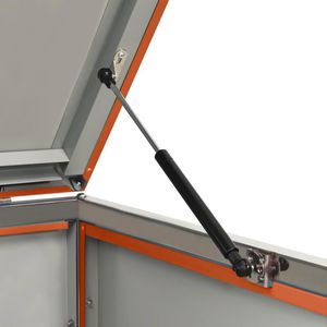 Produktbild für Mülltonnenbox vidaXL 149564, Edelstahl