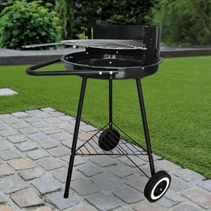 Produktbild für Holzkohlegrill Böttcher-AG 64257, Rundgrill mit Rädern