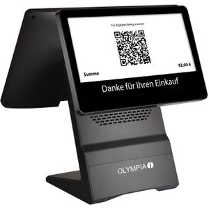 Produktbild für Registrierkasse Olympia Touch T400DK, schwarz