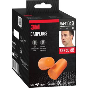 Produktbild für Ohrstöpsel 3M 1100, SNR 35 dB