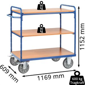 Produktbild für Etagenwagen Fetra 8101