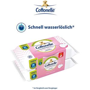 Produktbild für Feuchtes-Toilettenpapier Cottonelle Sensitiv Pflegend