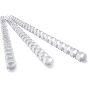 Produktbild für Plastikbinderücken GBC 4028198, weiß, für A4
