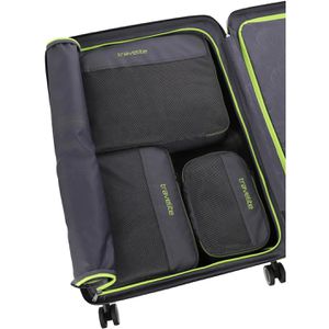 Produktbild für Koffer-Organizer Travelite Packing Cubes anthrazit Set 3-tlg.