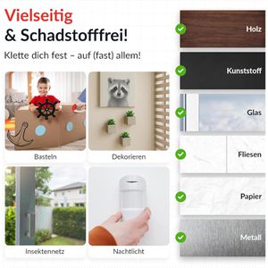 Produktbild für Klettband Label-the-cable Easy Tape Strap, weiß