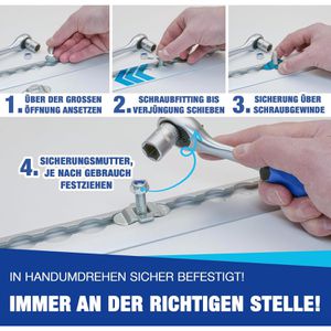 Produktbild für Zurrösen NTG LS.8730 Schraubfitting für Airlineschiene