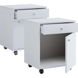 Produktbild für Rollcontainer VCM Masola 913176, aus Holz, weiß