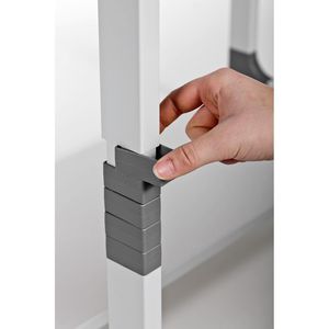 Produktbild für Computertisch Durable 3718-10, SYSTEM, mit Rollen