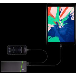 Produktbild für Ladekabel Green-Cell GC PowerStream, schwarz, 2m