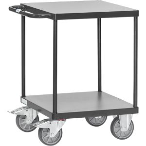 Produktbild für Tischwagen Fetra 2496-7016 Grey Edition, aus Metall &amp; Holz