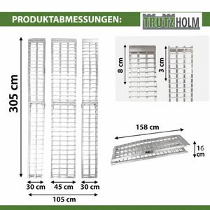 Produktbild für Auffahrrampe Trutzholm 27194901, 3-teilig
