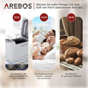 Produktbild für Brotbackautomat Arebos