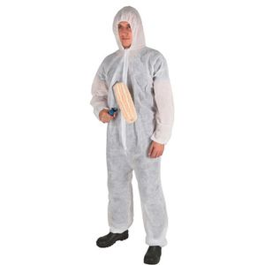 Schutzanzug Kerbl Einwegoverall, weiß