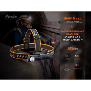 Produktbild für Stirnlampe Fenix HM61R V2.0 LED, wiederaufladbar