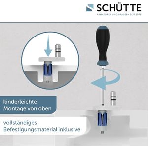 Produktbild für WC-Sitz Schütte PRO 3, 82811, D-Form, aus Duroplast