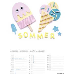Produktbild für Fotokalender Folia Bastelkalender jahresunabhängig